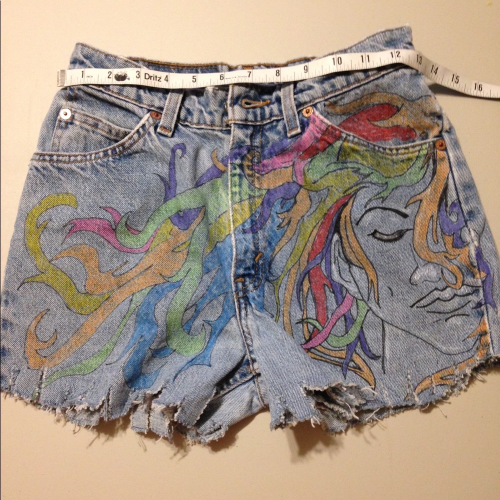Levi's 912 Slim Fit Denim Jeans Shorts Lady's VTG